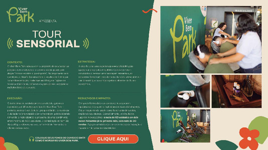 Tour sensorial - Viver Bem Park